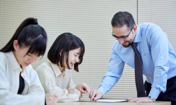 English conversation classroom